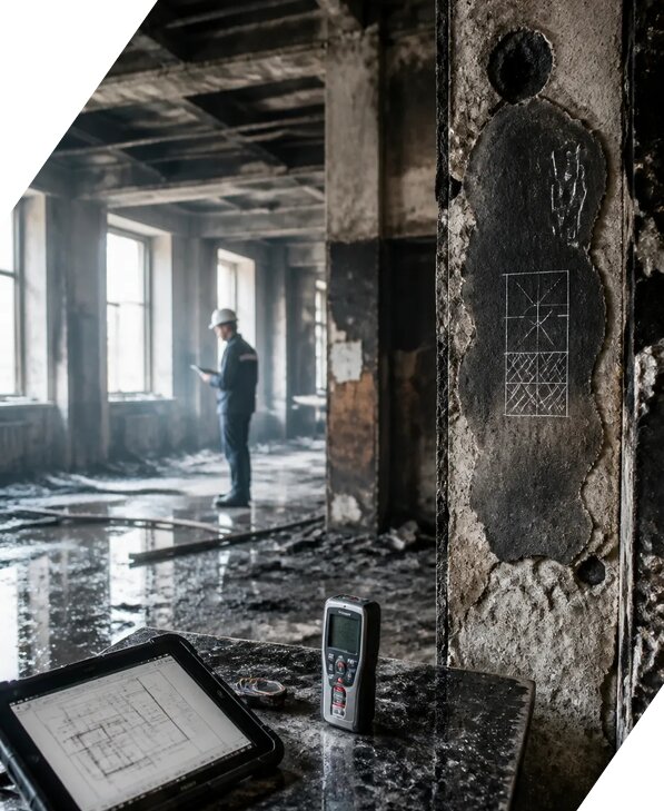 Обследование зданий после пожара в Торжке от 15336 р. | ЭкспертизаРоссия