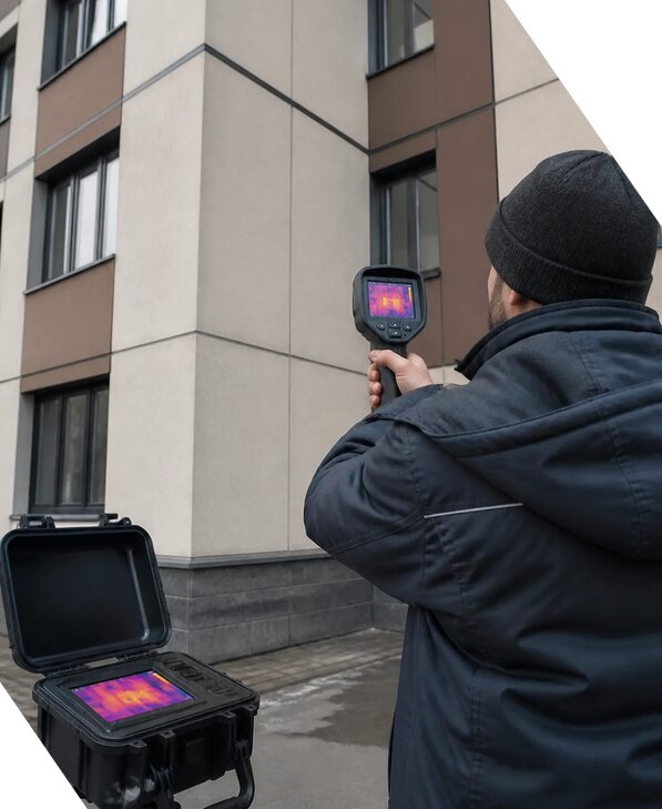 Тепловизионное обследование зданий и сооружений в Торжке